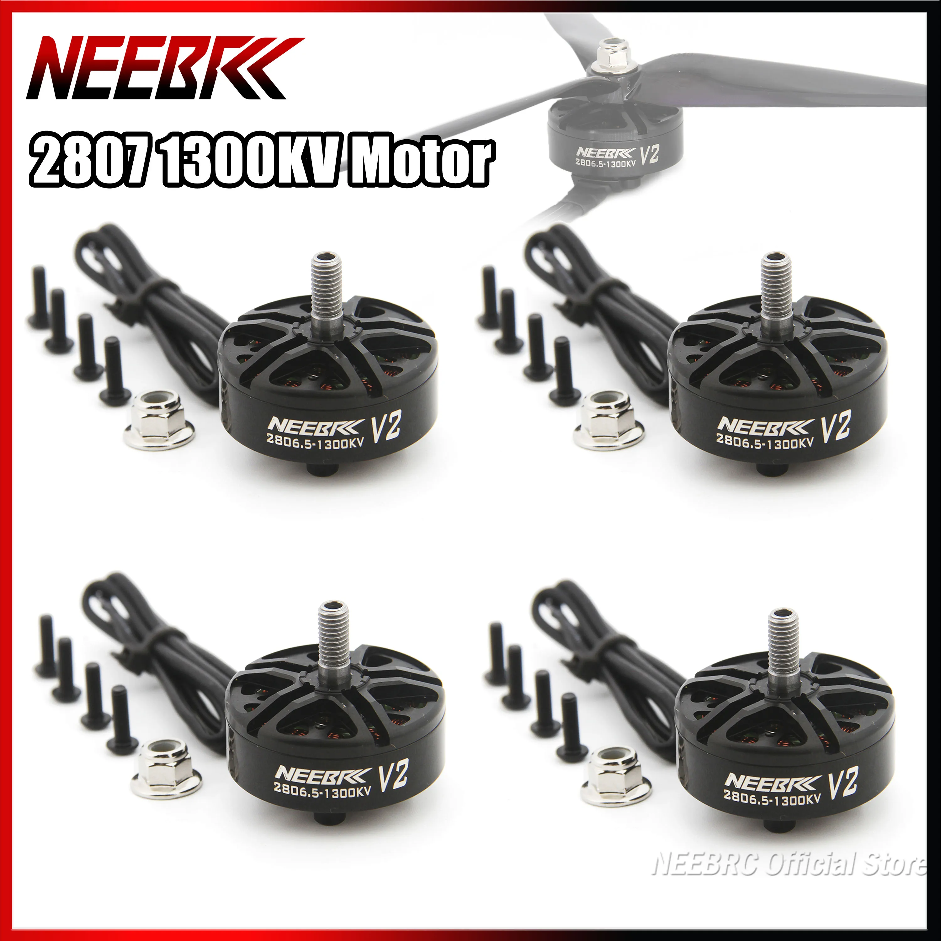 4pcs NEEBRC 2807 2806.5 1300KV - огляд і ціна Drone Racing Esc